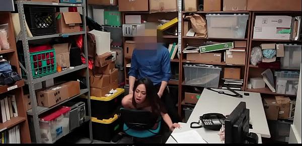  Hot Asian teen Probed in Her Hole For Shoplifting